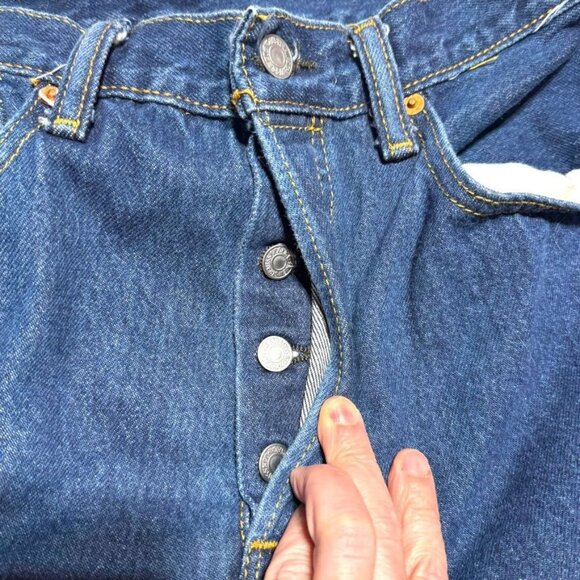 Levi's 501 Jeans Blue Size 30 x 33 - Picture 8 of 10